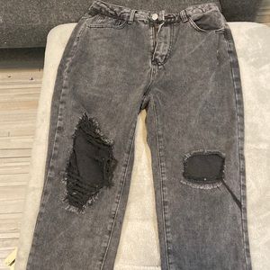 Black jeans. Size Medium. Straight cut.